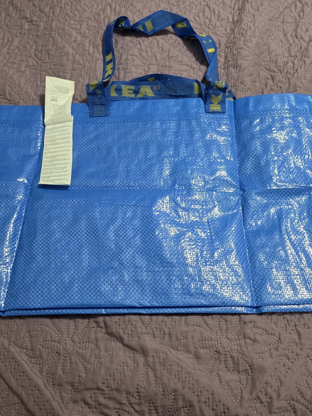 IKEA Blue Reusable Shopper Tote